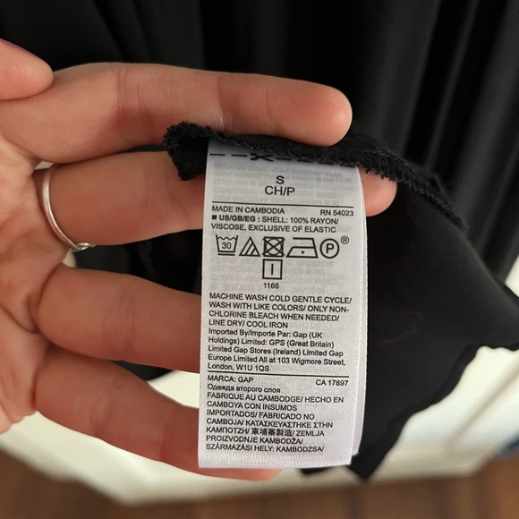 Little Black Dress Gap Small Skater Style - Picture 4 of 6